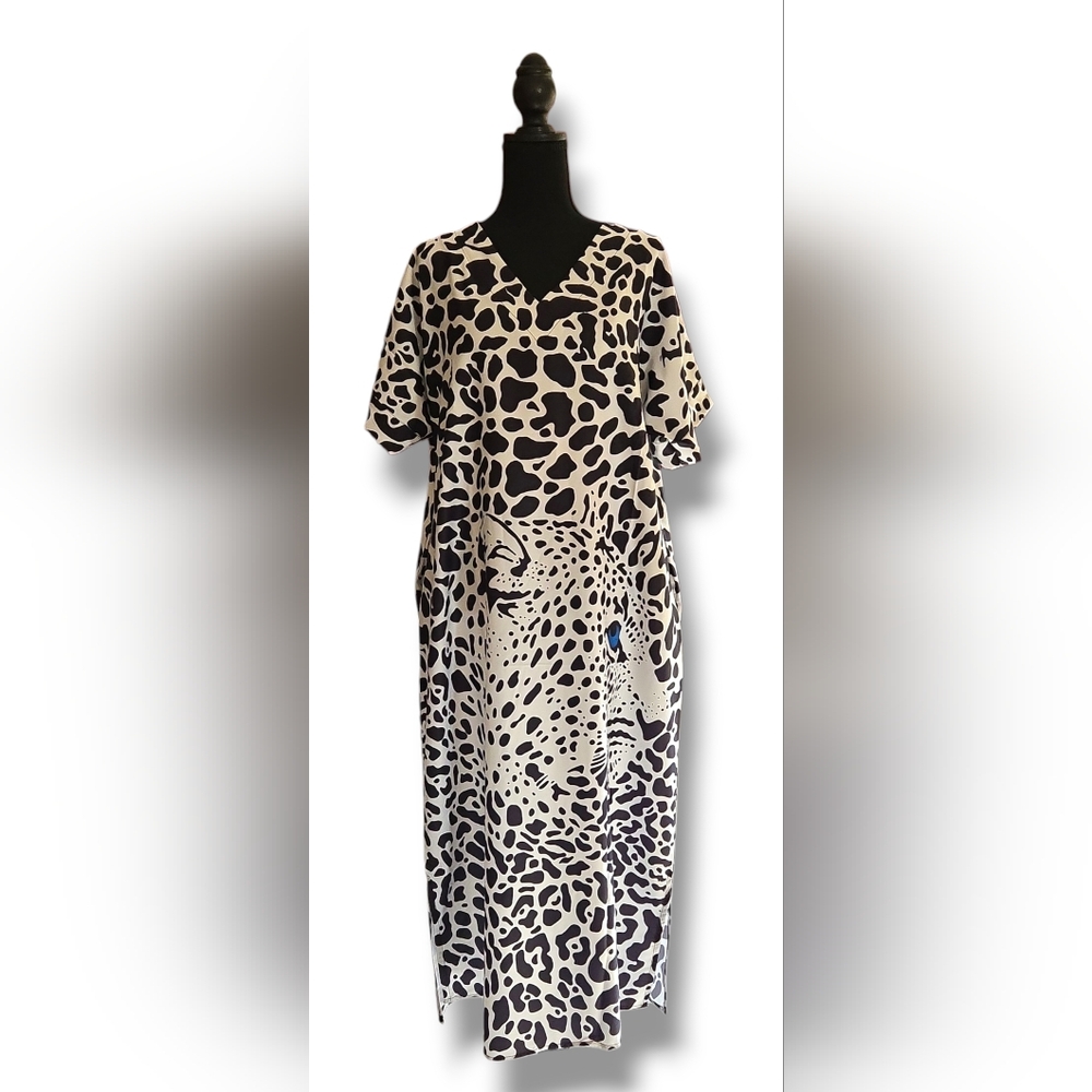 Leopard Print Maxi Dress